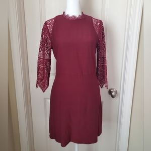 Lace Sleeve Dress